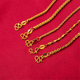 2mm Bead Chain Necklace for Women Wedding Jewelry