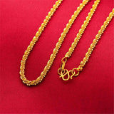 2mm Bead Chain Necklace for Women Wedding Jewelry