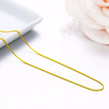 Stainless Steel Silver Plated Box Chain Necklace 47+4cm Extend Link