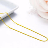 Stainless Steel Silver Plated Box Chain Necklace 47+4cm Extend Link
