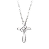 Arrival Silver 925 Necklace Zircon Cross Pendant Women Jewelry