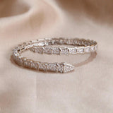 Crystal Snake Bangles & Bracelet Open Bangle Ins Jewelry
