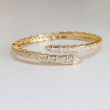 Crystal Snake Bangles & Bracelet Open Bangle Ins Jewelry