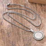 Personalized Medical Necklace, Stainless Steel ID Tag
