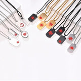 Personalized Medical Necklace, Stainless Steel ID Tag