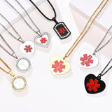 Personalized Medical Necklace, Stainless Steel ID Tag