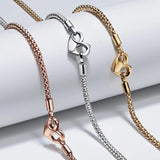 925 Silver Heart Bracelet Padlock Clasp Snake Chain for Women
