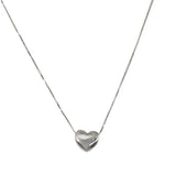 925 Silver Heart Necklace Women Fine Jewelry Wedding Gift
