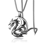 Dragon Necklace Hip Hop Stainless Steel Jewelry for Men
