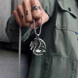 Dragon Necklace Hip Hop Stainless Steel Jewelry for Men