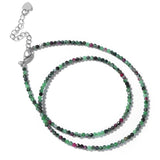 Facted Gem Necklace Women Jewelry Natural Stone Choker Healing