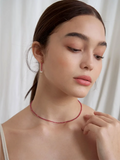 Facted Gem Necklace Women Jewelry Natural Stone Choker Healing