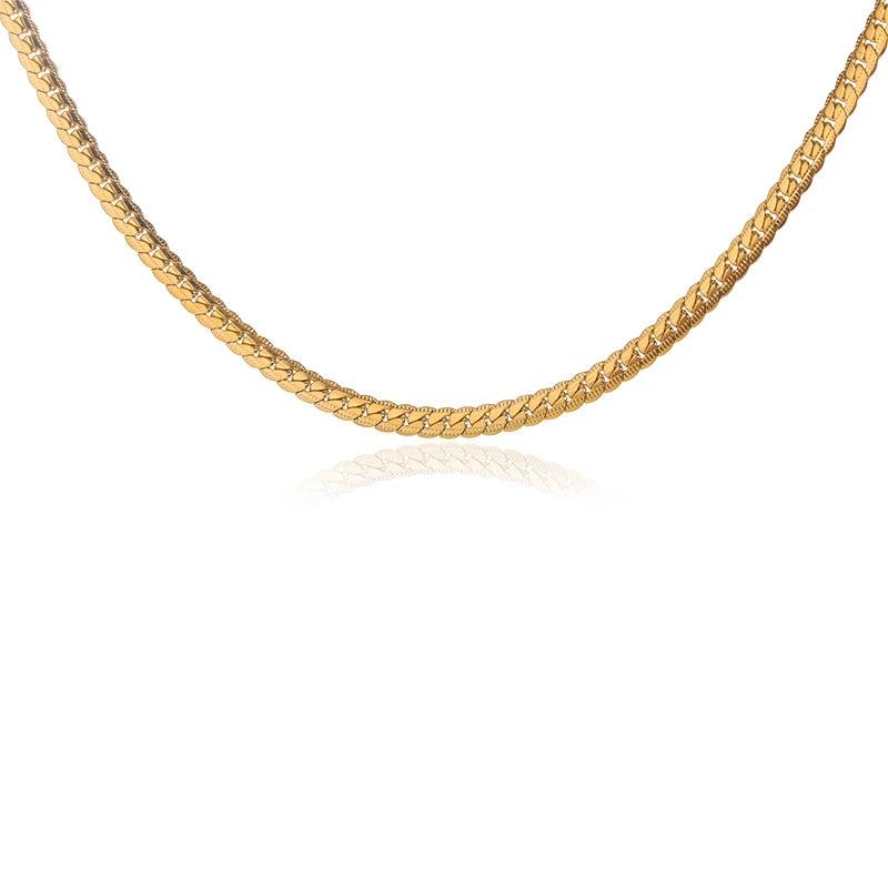 GAVTTVICT Stainless Steel Rope Chain Unisex Choker Collar Necklace
