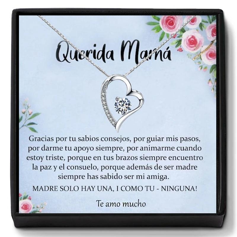 Love Knot Pendant Necklace for Mom Birthday Gift
