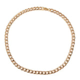 Men's Stainless Steel Cuban Link Necklace 3-7mm Choker