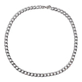 Men's Stainless Steel Cuban Link Necklace 3-7mm Choker
