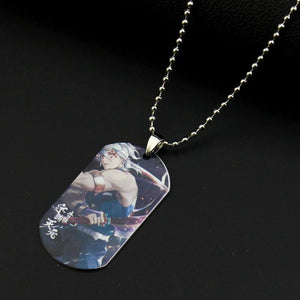 Demon Slayer Tanjirou Nezuko Stainless Necklace Cosplay Pendant