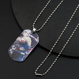 Demon Slayer Tanjirou Nezuko Stainless Necklace Cosplay Pendant