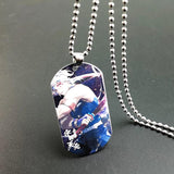 Demon Slayer Tanjirou Nezuko Stainless Necklace Cosplay Pendant