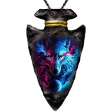 Stainless Steel Wolf Pendant Punk Hip Hop Necklace for Men