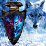 Stainless Steel Wolf Pendant Punk Hip Hop Necklace for Men