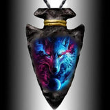 Stainless Steel Wolf Pendant Punk Hip Hop Necklace for Men