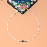 Yin Yang Shell Charm Choker Stainless Steel Necklace
