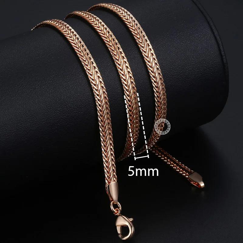 585 Rose Gold Necklace Chain Jewelry LCNN1