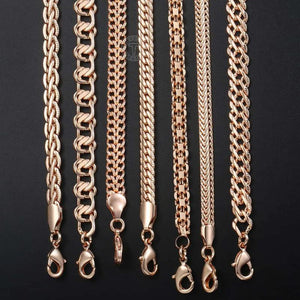 585 Rose Gold Necklace Chain Jewelry LCNN1