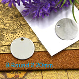 10pcs Stainless Steel Charms for DIY Necklaces