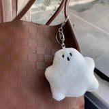 Funny Ghost Keychain School Bag Pendant Plush Doll Hanging Accessories