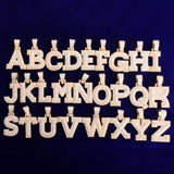 Zircon Bubble Letters Pendant Necklaces Plated Hip Hop Jewelry