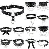 Heart Pendant Choker Necklace Gothic Punk Style