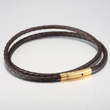 Red Brown Braided Rope Chain Choker Necklace for Men Boys