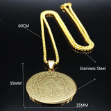 Pentagram Stainless Steel Necklace for Men Women