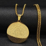 Pentagram Stainless Steel Necklace for Men Women