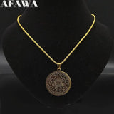 Pentagram Stainless Steel Necklace for Men Women