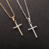 Stainless Steel Cross Pendant Necklace for Men/Women