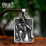 Beier Stainless Steel Demon Pendant Necklace BP8-1176