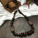 Boho Layer Necklace Set Vintage Disc Pendant Stacked Boho Jewelry