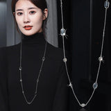 Bohemia Statement Necklace Geometric Pendant Long Chain