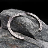 Vintage Viking Twist Cuff Bangles Stainless Steel Bracelet