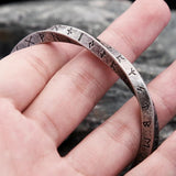 Vintage Viking Twist Cuff Bangles Stainless Steel Bracelet