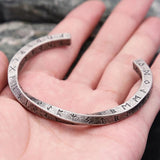 Vintage Viking Twist Cuff Bangles Stainless Steel Bracelet