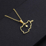 Afghanistan Map Flag Pendant Necklaces for Afghan Men Women