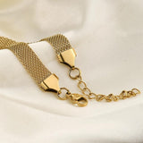 Stainless Steel Snake Chain Choker Necklace for Women