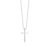 Cross Pendant Necklace for Women with Crystal Stainless Steel