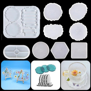 Epoxy Resin Coaster Mold for Kitchen and Home Decor