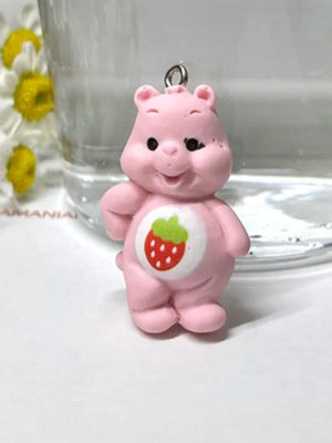 10pcs Cartoon Bear Resin Charms for DIY Jewelry Making Bulk