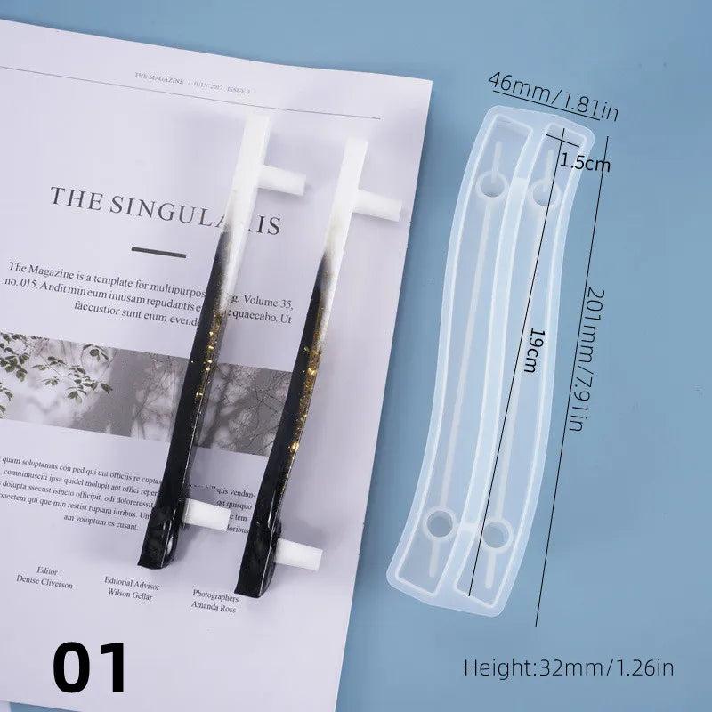 Silicone Resin Tray Handle Molds - DIY Serving Board